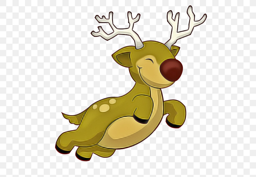 Reindeer, PNG, 567x567px, Deer, Animation, Cartoon, Fawn, Moose Download Free