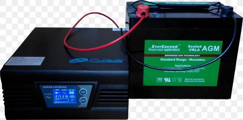 Battery Charger UPS Power Inverters Accumulator Power Converters, PNG, 2072x1027px, Battery Charger, Accumulator, Computer Component, Computer Hardware, Deepcycle Battery Download Free