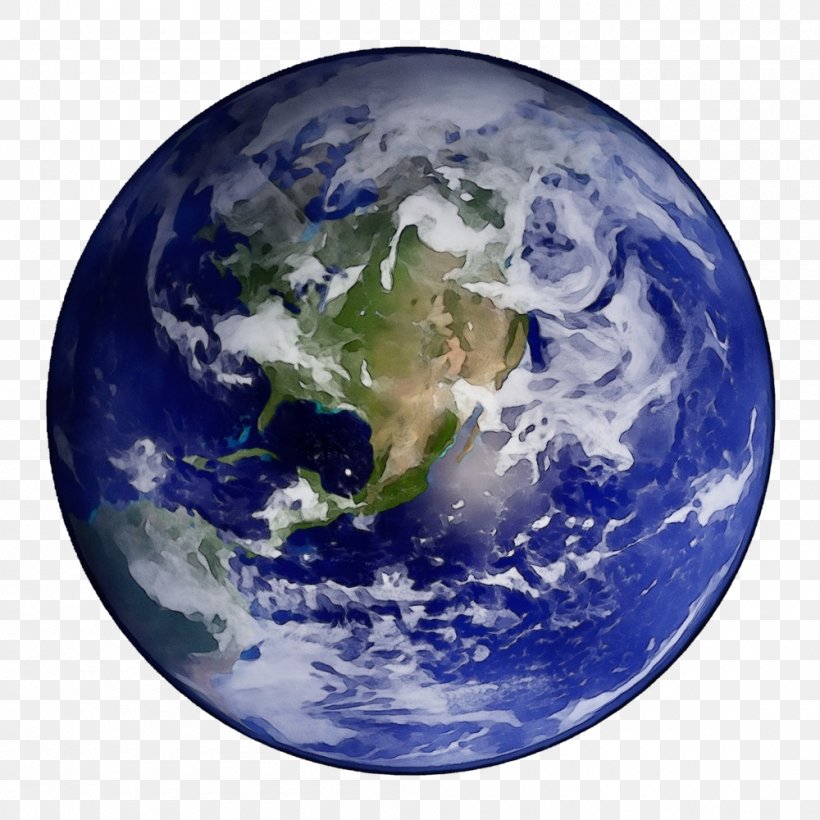 Earth Planet World Astronomical Object Globe, PNG, 1000x1000px, Watercolor, Astronomical Object, Atmosphere, Earth, Globe Download Free