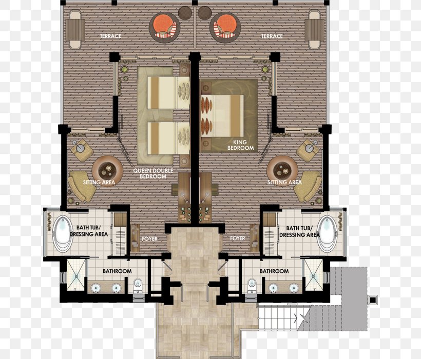 Floor Plan Condo Hotel Resort Villa, PNG, 700x700px, Floor Plan, Accommodation, Beach, Building, Condo Hotel Download Free