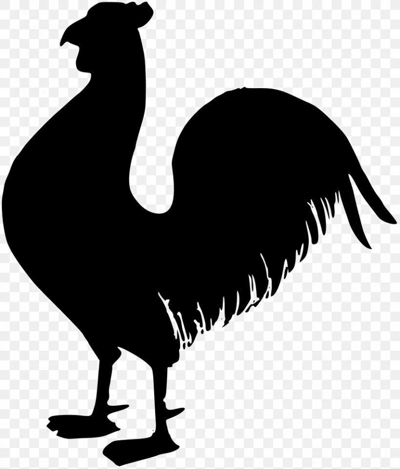 Chicken Rooster Clip Art, PNG, 851x1000px, Chicken, Artwork, Beak, Bird, Black And White Download Free