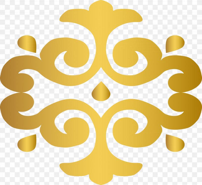 Symbol Symmetry Pattern, PNG, 4275x3921px, Symbol, Flower, Symmetry, Yellow Download Free