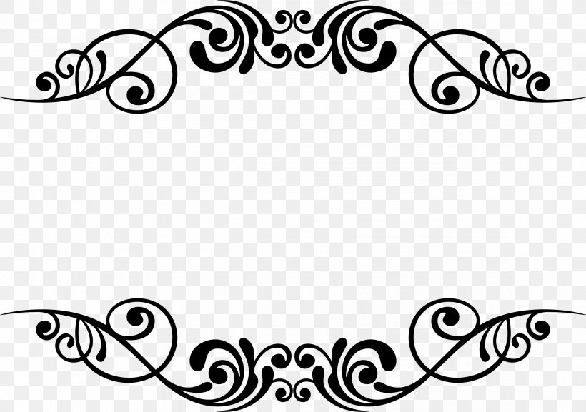 Decorative Borders, PNG, 2338x1646px, Decorative Borders, Blackandwhite, Borders And Frames, Calligraphy, Drawing Download Free
