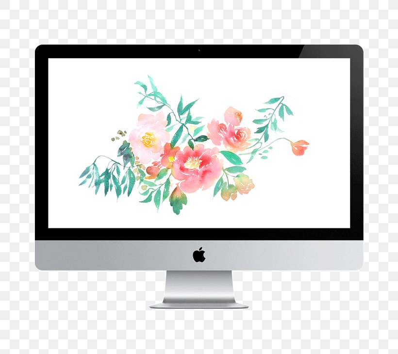 Desktop Wallpaper Watercolor Painting Watercolor: Flowers, PNG, 730x730px, Watercolor Painting, Art, Computer, Computer Monitor, Display Device Download Free