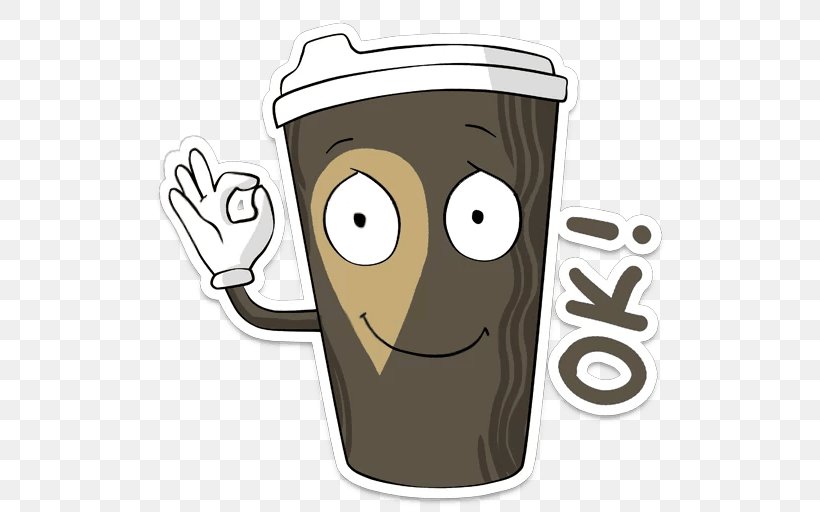 Sticker Okey OK Coffee Glass, PNG, 512x512px, Sticker, Coffee, Coffee Cup, Cup, Drinkware Download Free