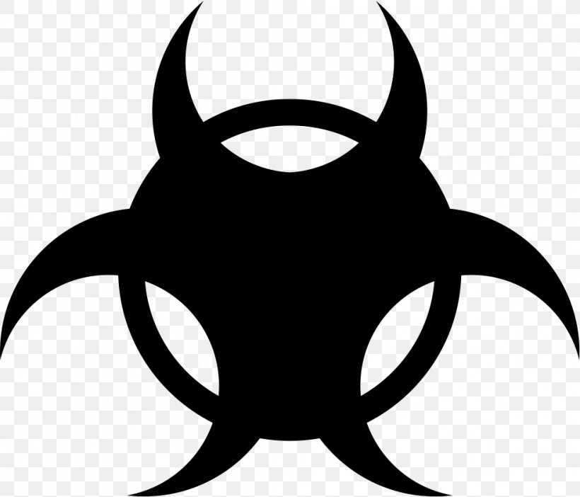 Clip Art, PNG, 981x840px, Black, Biological Hazard, Blackandwhite, Character, Fiction Download Free