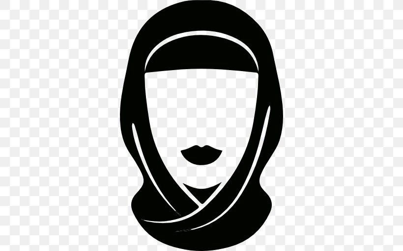 Arabs Islam Hijab, PNG, 512x512px, Arabs, Abaya, Arab Culture, Black, Black And White Download Free