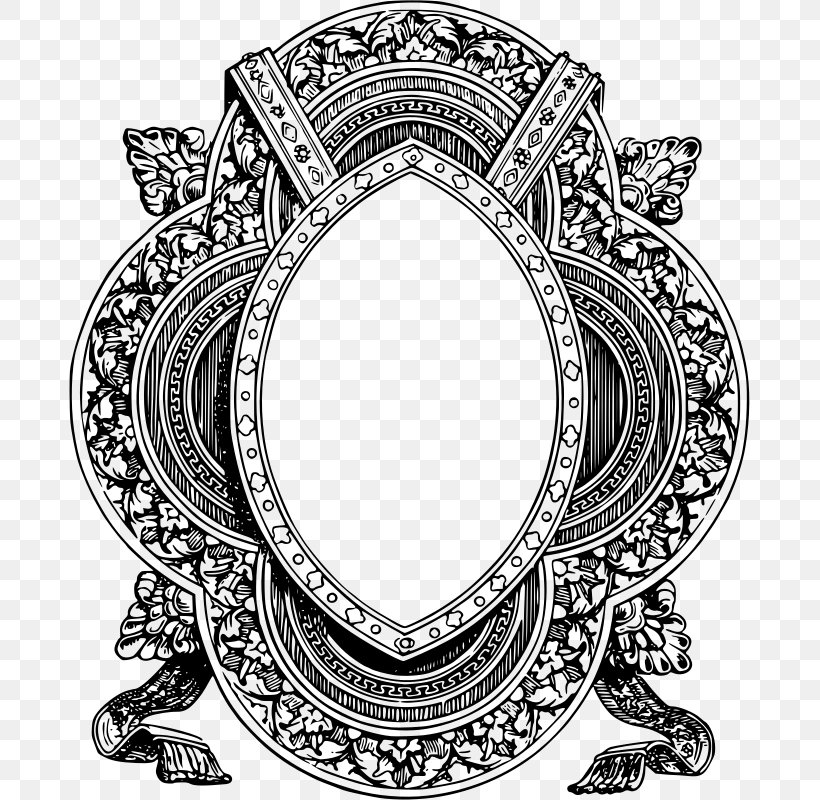 Drawing Picture Frames Clip Art, PNG, 681x800px, Drawing, Art, Black And White, Film, Jewellery Download Free