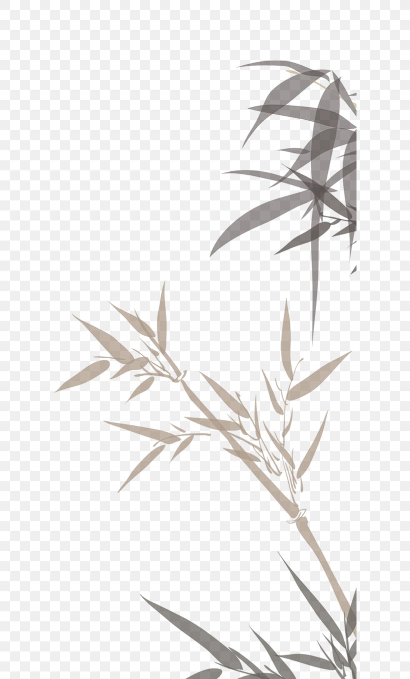 Ink Wash Painting Shan Shui Bamboo Chinese Painting, PNG, 606x1355px, Ink Wash Painting, Bamboo, Black And White, Branch, Chinese Painting Download Free