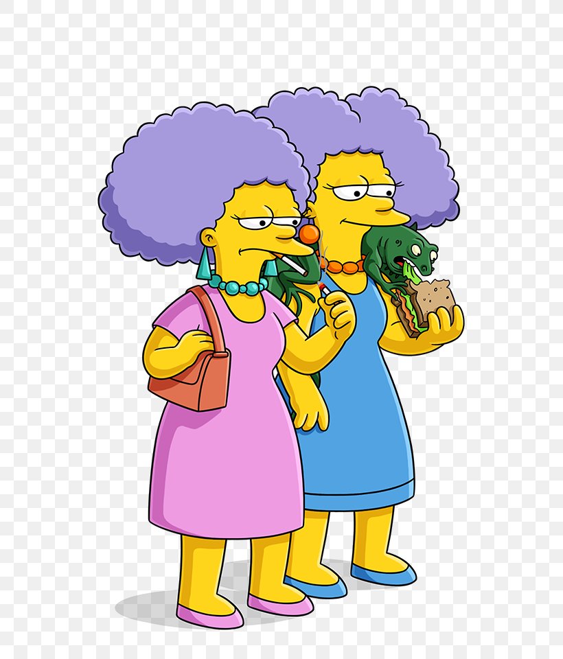 Patty Bouvier Selma Bouvier Marge Simpson Homer Simpson YouTube, PNG, 550x960px, Patty Bouvier, Area, Art, Artwork, Beak Download Free
