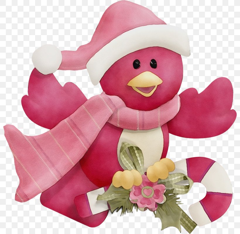 Pink Stuffed Toy Toy Figurine Plant, PNG, 798x800px, Watercolor, Fictional Character, Figurine, Paint, Pink Download Free