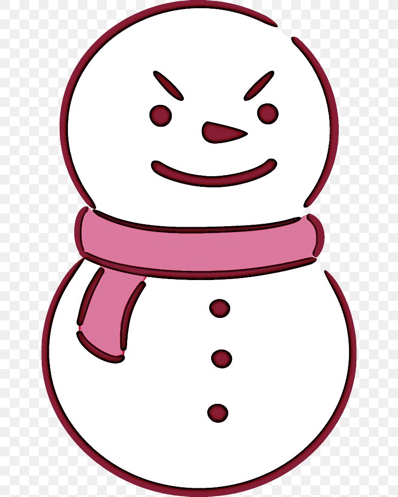 Snowman, PNG, 652x1024px, Pink, Cartoon, Cheek, Facial Expression, Nose Download Free