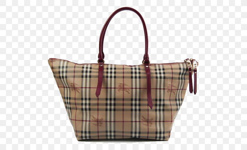 Tote Bag Burberry Handbag Tartan, PNG, 750x500px, Tote Bag, Bag, Brand, Brown, Burberry Download Free