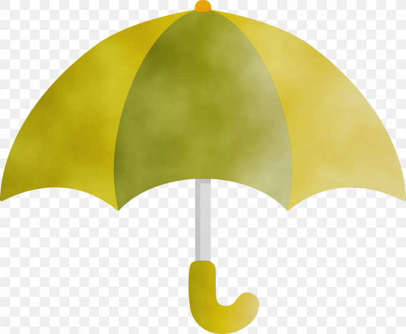 Yellow Leaf Plant Umbrella Shade, PNG, 3000x2470px, Umbrella, Cartoon Umbrella, Leaf, Paint, Plant Download Free