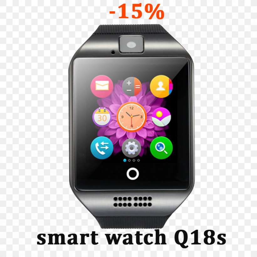 Smartwatch Android IPhone, PNG, 1000x1000px, Smartwatch, Android, Bluetooth, Electronics, Electronics Accessory Download Free