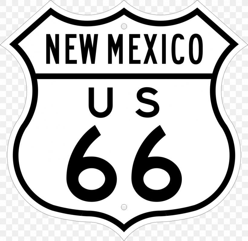 U.S. Route 66 In New Mexico U.S. Route 80 Interstate 40 U.S. Route 66 In Arizona, PNG, 1056x1024px, Us Route 66, Area, Black, Black And White, Brand Download Free