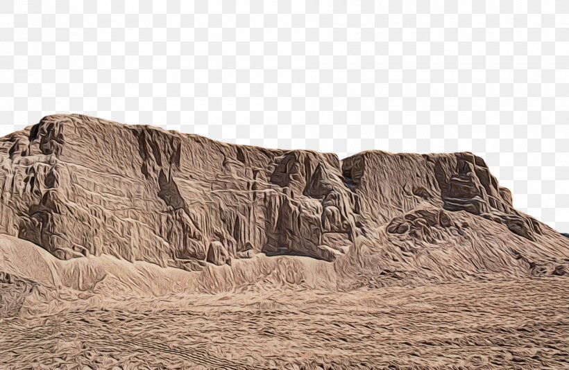 Badlands Rock Outcrop Mountainous Landforms Formation, PNG, 1880x1225px, Watercolor, Badlands, Bedrock, Cliff, Formation Download Free