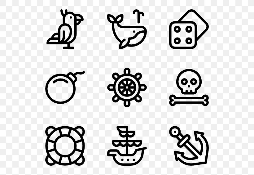 Icon Design Clip Art, PNG, 600x564px, Icon Design, Area, Art, Black And White, Drawing Download Free