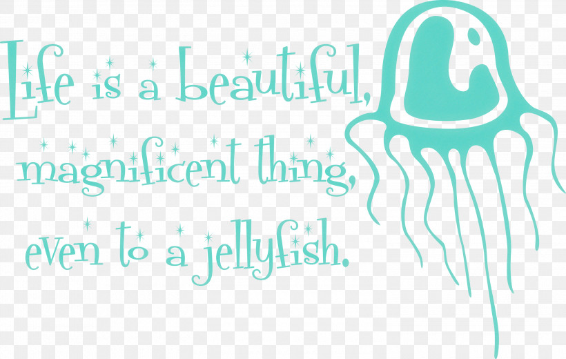 Jellyfish, PNG, 3000x1903px, Jellyfish, Behavior, Happiness, Human, Logo Download Free