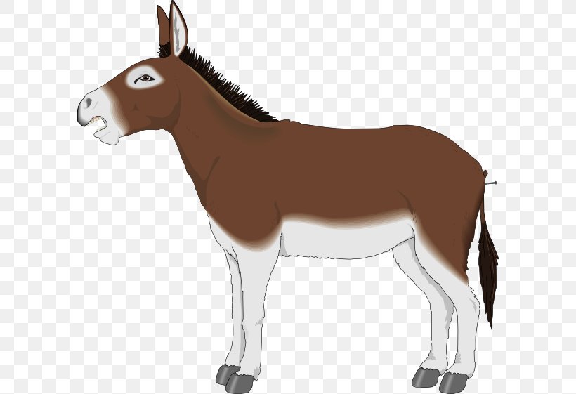 Mule Donkey Cartoon Clip Art, PNG, 600x561px, Mule, Animal Figure, Bit, Bridle, Cartoon Download Free