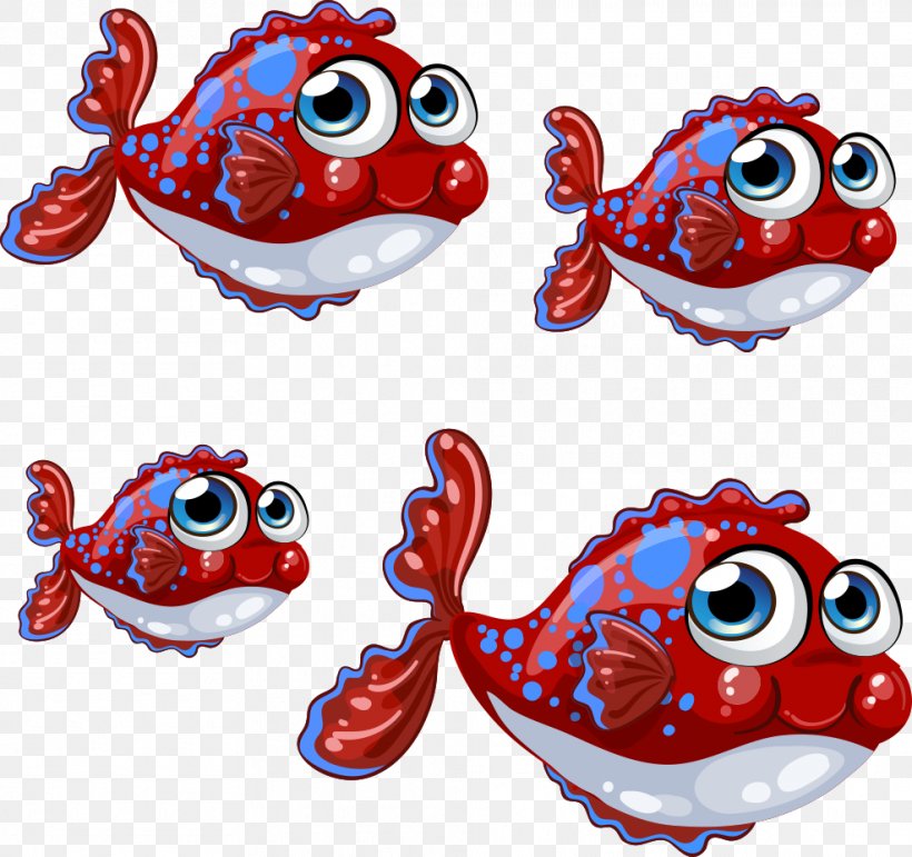 Red Illustration, PNG, 987x929px, Red, Blue, Cartoon, Drawing, Fish Download Free