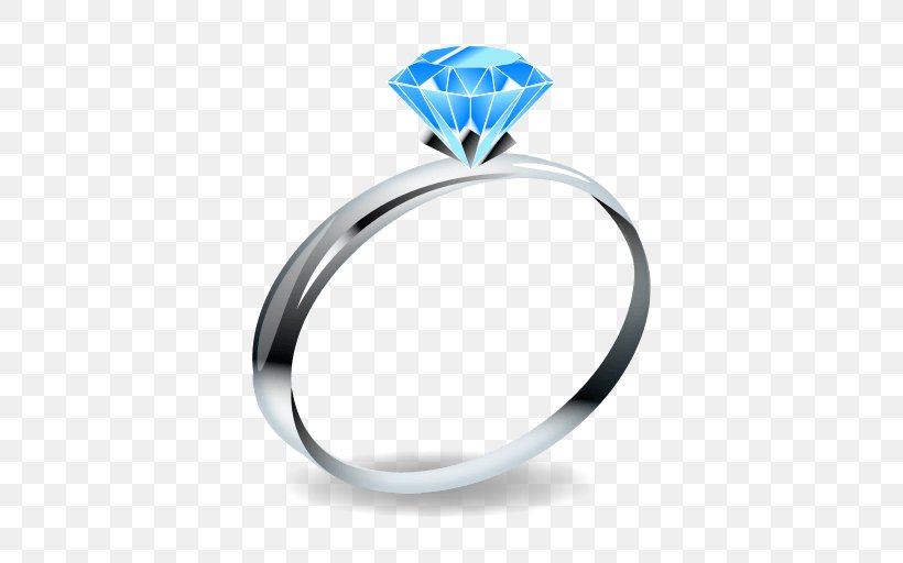 Wedding Ring Emoji Jewellery Gemstone, PNG, 512x512px, Ring, Art Emoji, Blue, Body Jewelry, Emoji Download Free