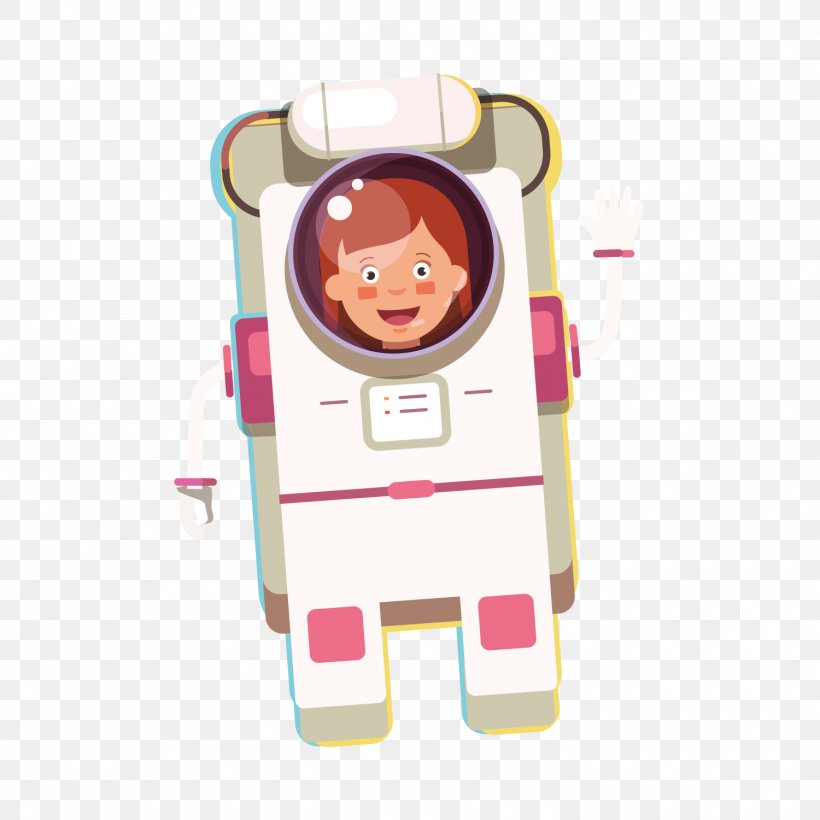 Astronaut Outer Space Euclidean Vector Rocket, PNG, 1500x1500px, Watercolor, Cartoon, Flower, Frame, Heart Download Free