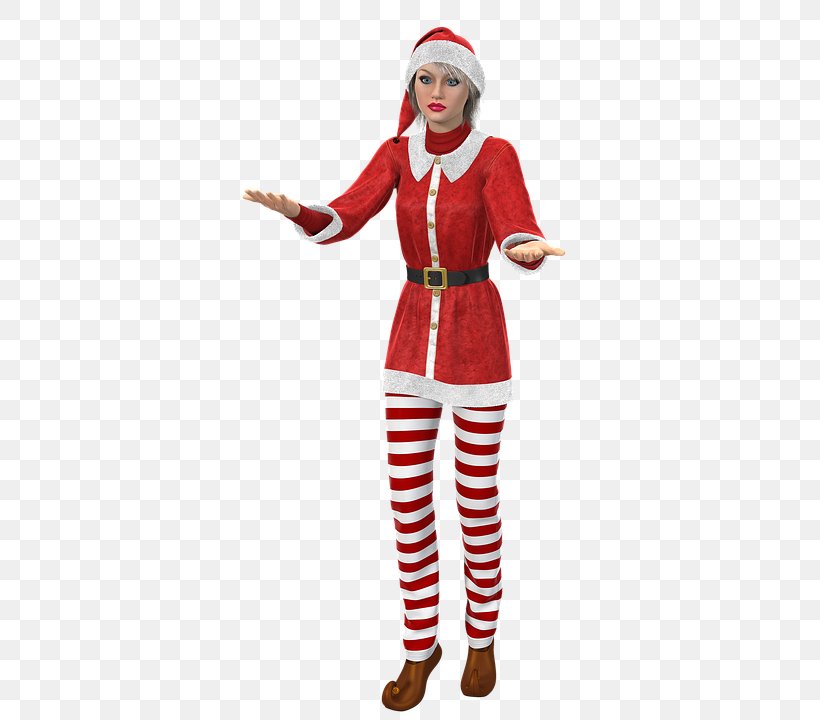 Santa Claus Costume Christmas Woman, PNG, 364x720px, Santa Claus, Christmas, Christmas Ornament, Christmas Tree, Costume Download Free