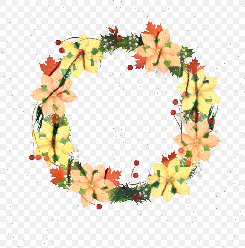 Wreath Leaf Floral Design, PNG, 2970x3000px, Wreath, Christmas Day, Cut Flowers, Drawing, Floral Design Download Free