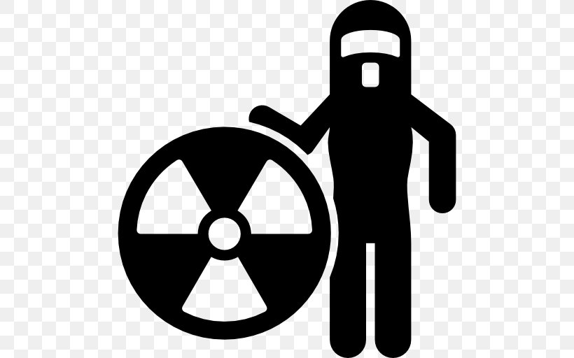 Radiation Symbol, PNG, 512x512px, Radiation, Area, Black, Black And White, Hazard Symbol Download Free