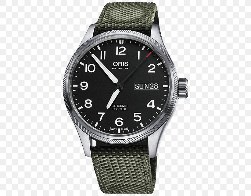 ORIS BIG CROWN PROPILOT DAY DATE Watch Hölstein Clock, PNG, 640x640px, Oris, Brand, Chronograph, Clock, Counterfeit Watch Download Free