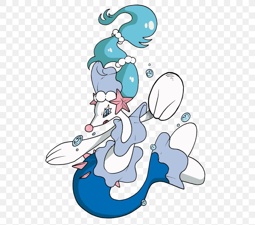 Pokémon Sun And Moon Popplio Pikachu Mermaid, PNG, 540x723px, Pokemon, Alola, Area, Art, Artwork Download Free
