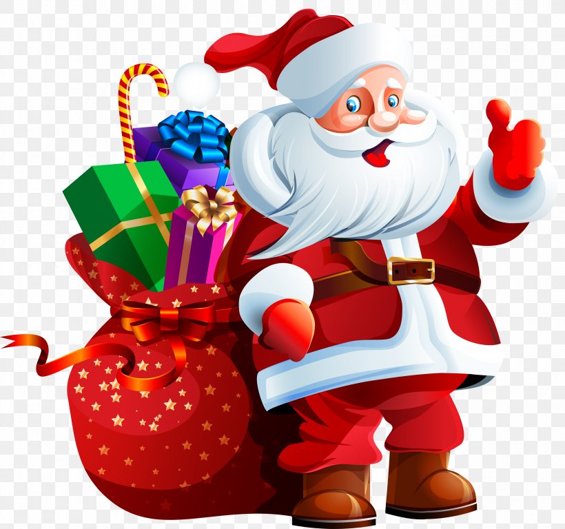Santa Claus North Pole Christmas Clip Art, PNG, 3500x3282px, Santa Claus, Christmas, Christmas Decoration, Christmas Ornament, Fictional Character Download Free