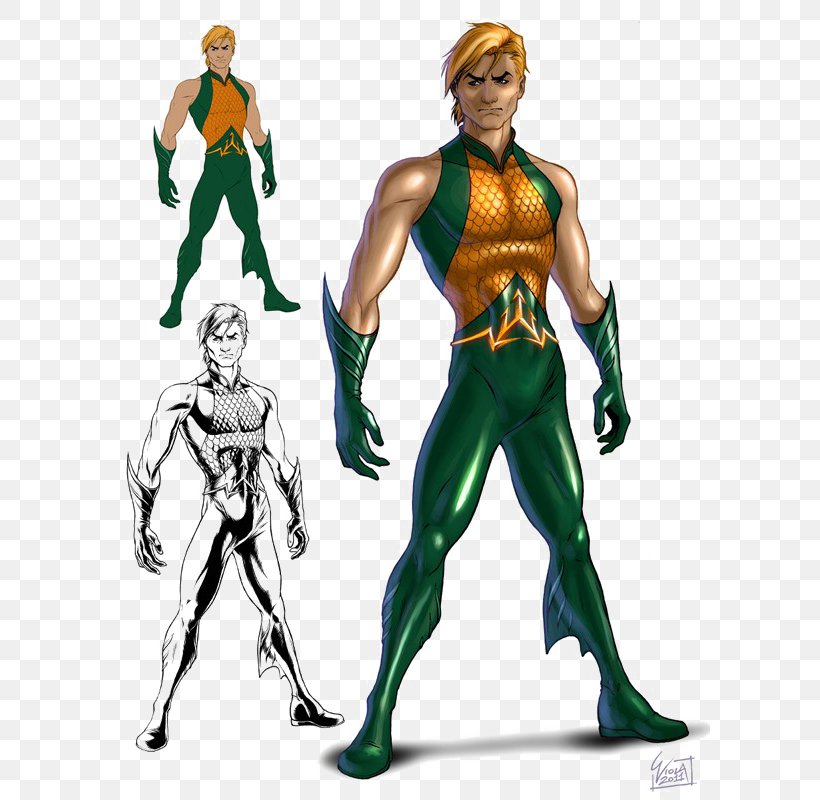Aquaman Aqualad Flash Comics Superhero, PNG, 600x800px, Aquaman, Action Figure, Aqualad, Comics, Costume Download Free
