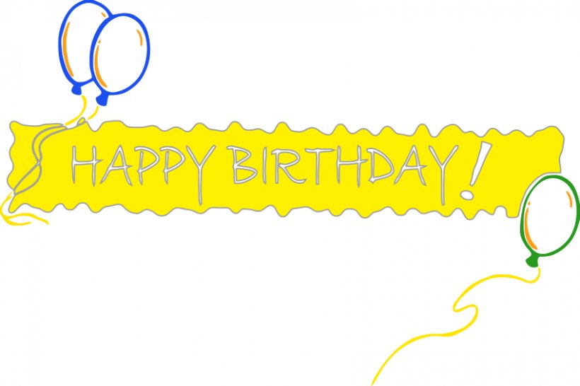 Banner Birthday Clip Art, PNG, 850x567px, Banner, Area, Balloon, Birthday, Brand Download Free