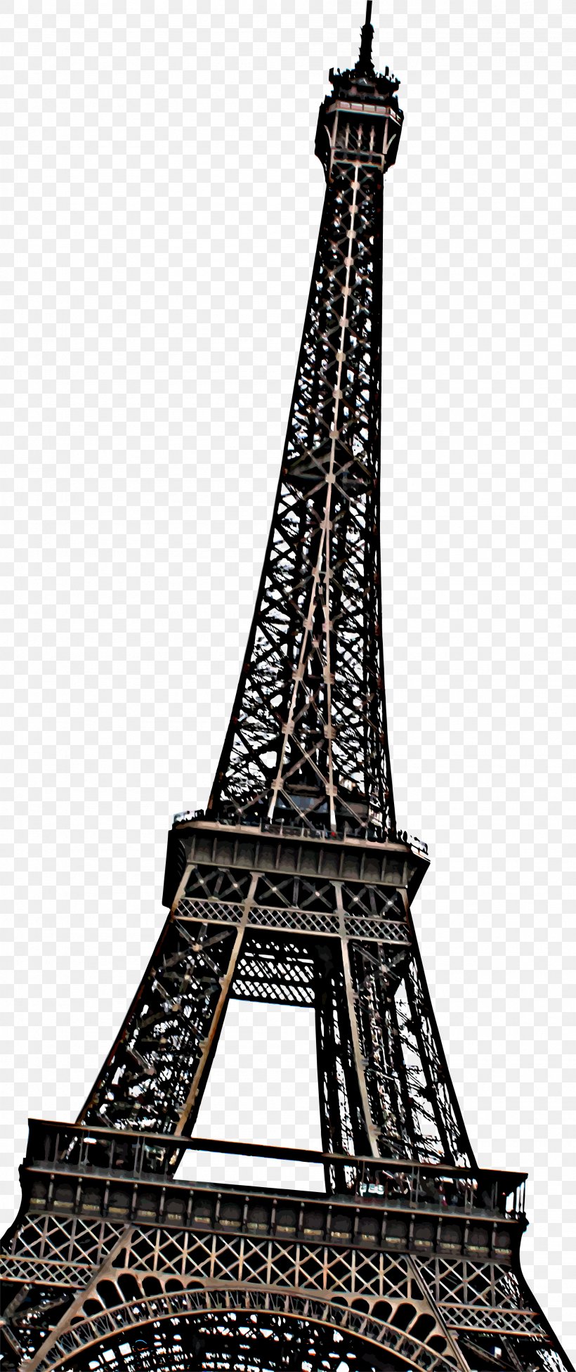 Eiffel Tower Leaning Tower Of Pisa Drawing, PNG, 2001x4765px, Eiffel Tower, Architecture, Black And White, Building, Drawing Download Free