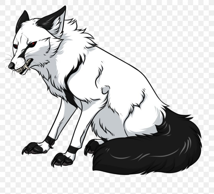 Gray Wolf Domesticated Red Fox Drawing Line Art, PNG, 937x852px, Gray Wolf, Art, Artwork, Black And White, Carnivoran Download Free