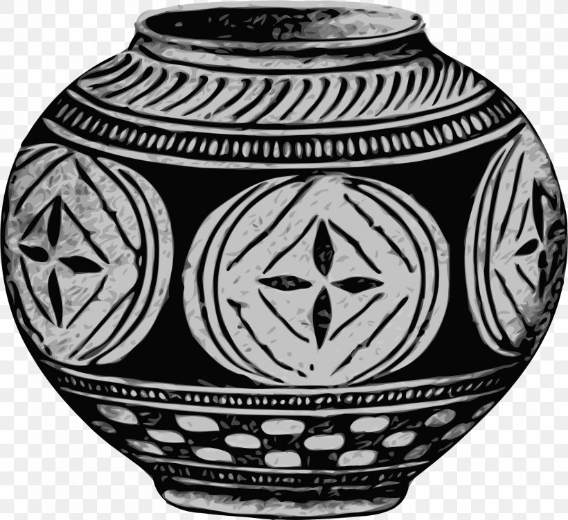 Vase Ceramic Pottery, PNG, 2400x2196px, Vase, Artifact, Black And White, Bowl, Ceramic Download Free