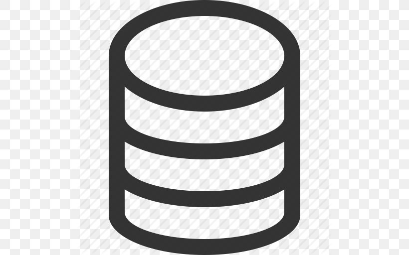 Database Iconfinder, PNG, 512x512px, Database, Black And White, Brand, Computer Data Storage, Computer Programming Download Free