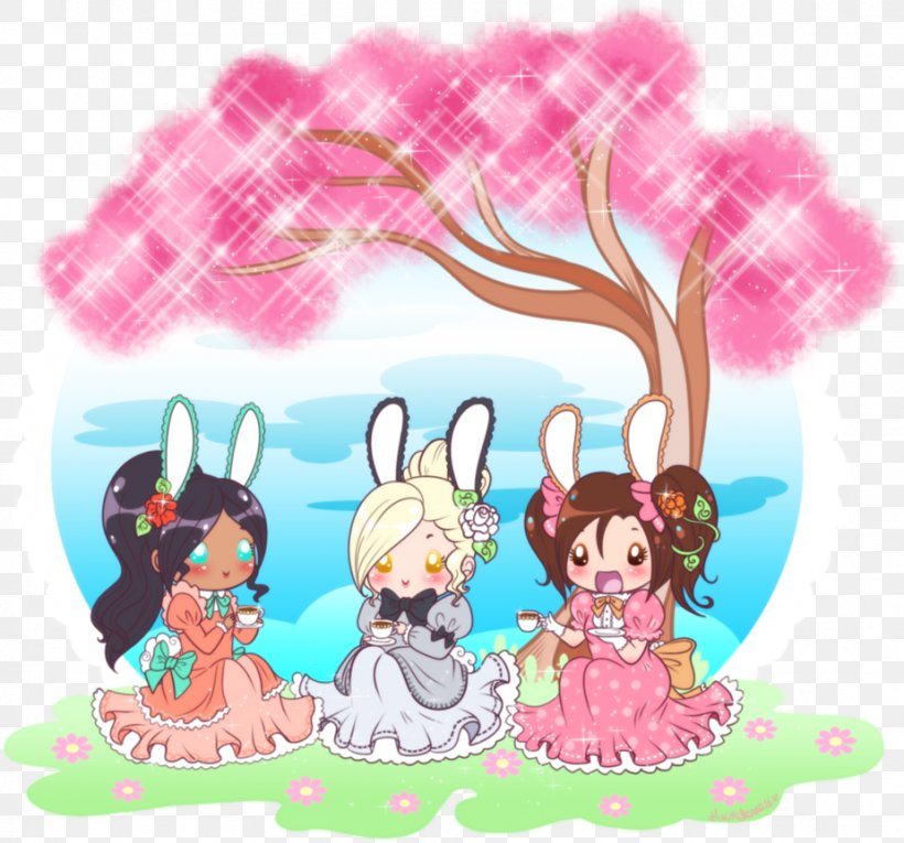 Easter Bunny Tea Party Tea Party Anniversary, PNG, 925x864px, Easter Bunny, Anniversary, Cartoon, Deviantart, Easter Download Free