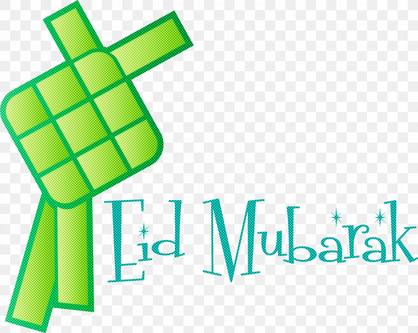 Eid Mubarak Ketupat, PNG, 3000x2394px, Eid Mubarak, Geometry, Green, Ketupat, Line Download Free