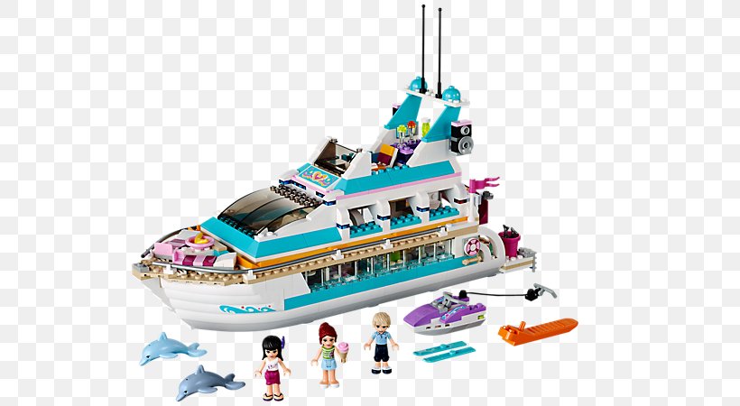 LEGO 41015 Friends Dolphin Cruiser Amazon.com Lego House LEGO Friends, PNG, 600x450px, Lego 41015 Friends Dolphin Cruiser, Amazoncom, Cruise Ship, Doll, Hamleys Download Free
