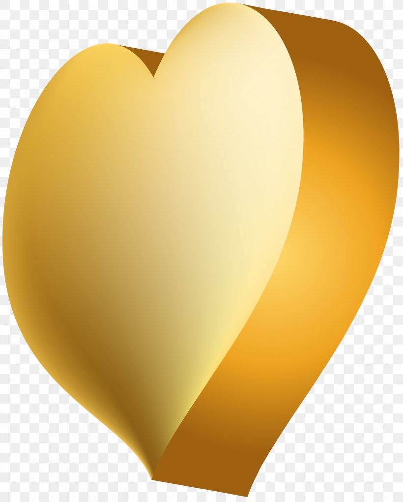 Yellow Heart, PNG, 6427x8000px, Heart, Falling In Love, Product Design, Saint Valentine, Valentine S Day Download Free