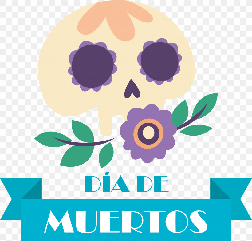 Day Of The Dead Día De Muertos, PNG, 3000x2861px, Day Of The Dead, D%c3%ada De Muertos, Floral Design, Flower, Logo Download Free