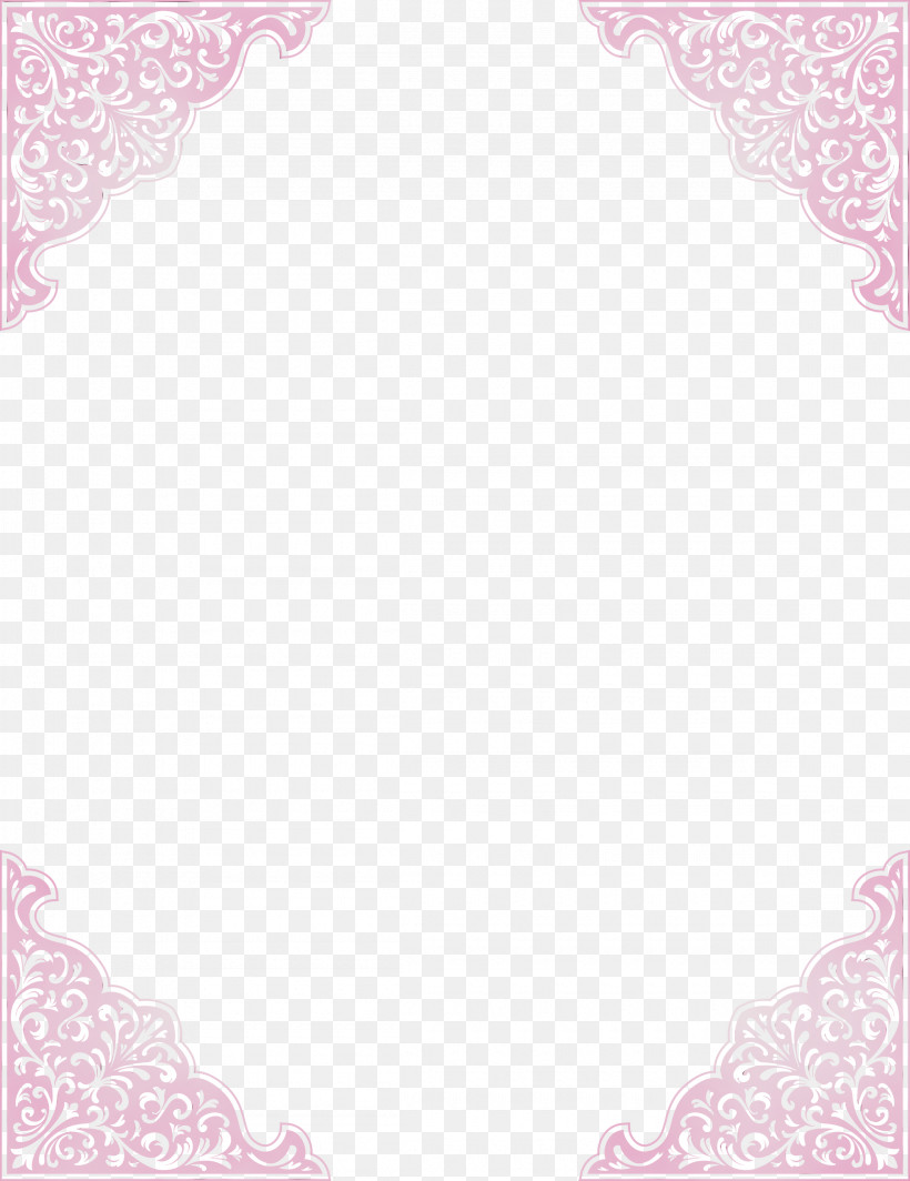 Pink Pattern, PNG, 2310x3000px, Corner Frame, Paint, Pink, Watercolor, Wet Ink Download Free
