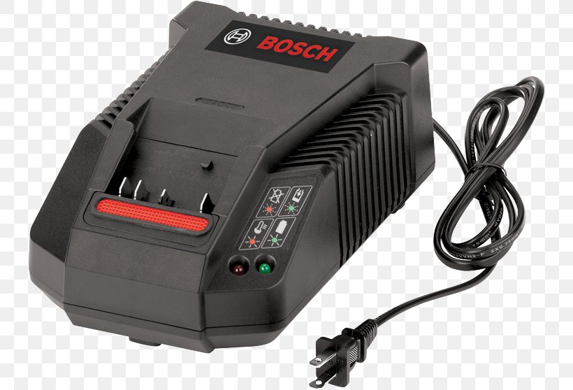 Battery Charger Lithium-ion Battery Cordless Robert Bosch GmbH Electric Battery, PNG, 740x558px, Battery Charger, Ac Adapter, Ampere Hour, Augers, Bosch Cordless Download Free