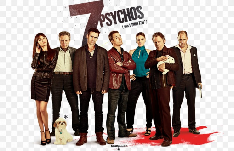Hollywood Film Seven Psychopaths Screenwriter 0, PNG, 1009x655px, 2012, Hollywood, Amazon Prime Video, Brand, Colin Farrell Download Free