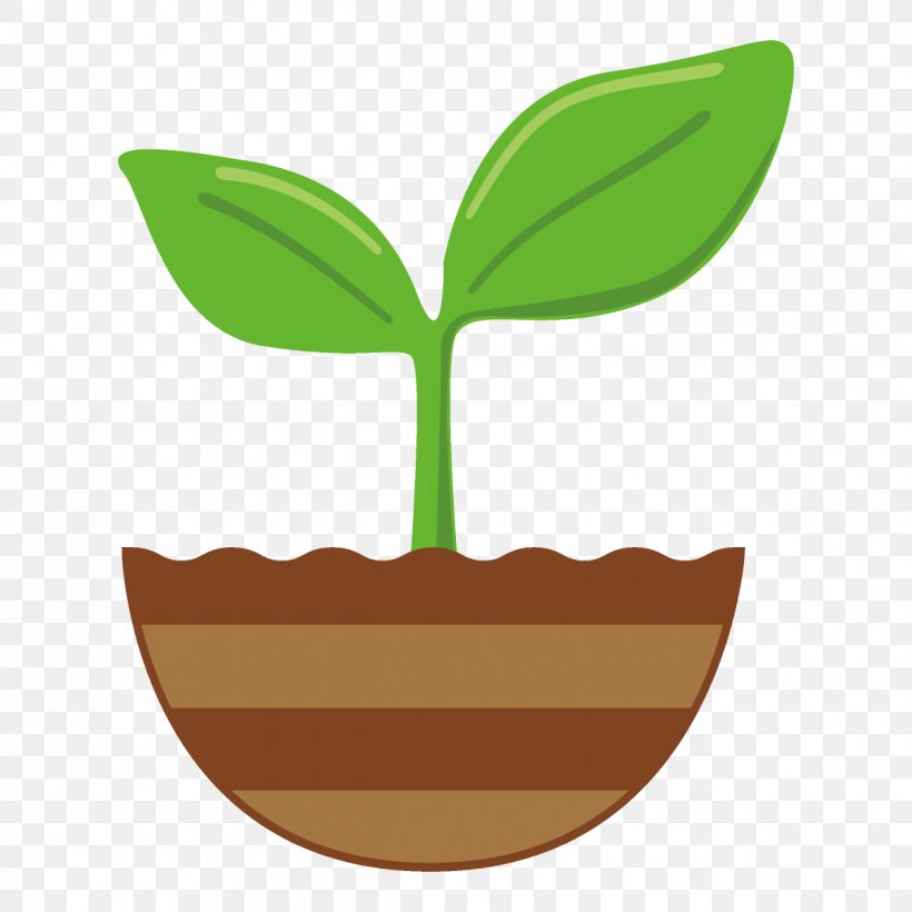 Leaf Plant Flowerpot Soil Clip Art, PNG, 1200x1200px, Leaf, Flower, Flowerpot, Logo, Plant Download Free