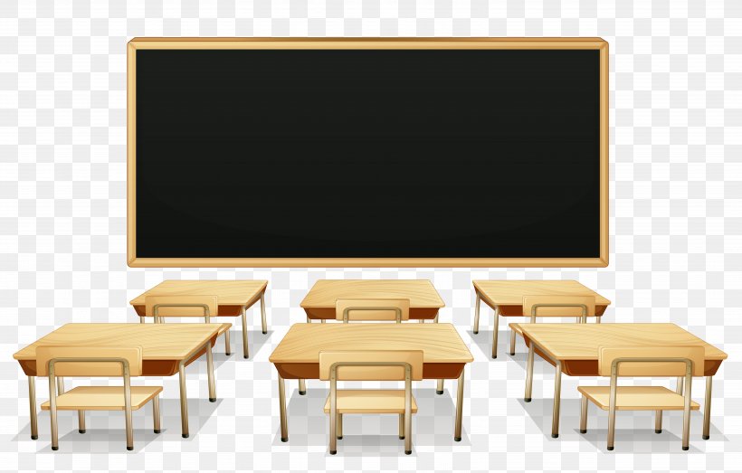 Classroom Clip Art, PNG, 6168x3937px, Classroom, Blackboard, Class, Furniture, Homework Download Free