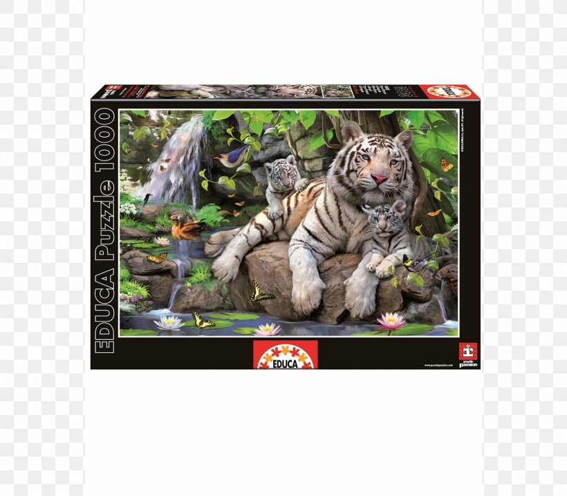 Jigsaw Puzzles Felidae Bengal Tiger White Tiger Bengal Cat, PNG, 1372x1200px, Jigsaw Puzzles, Animal, Bengal Cat, Bengal Tiger, Big Cats Download Free